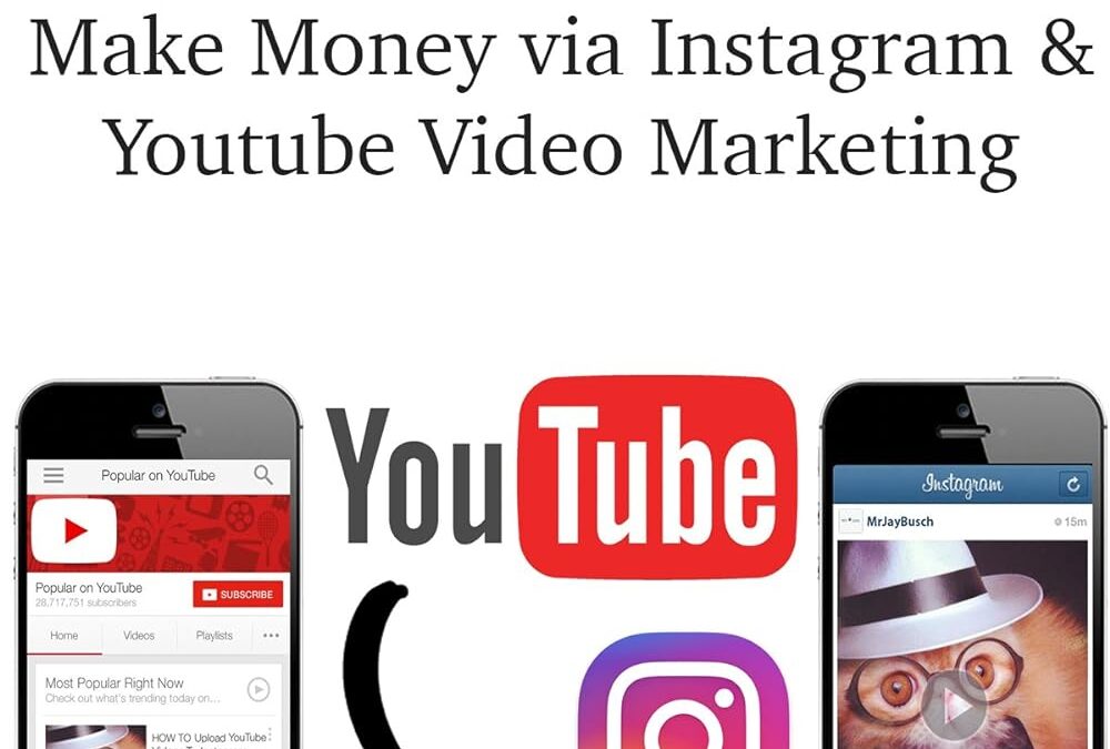 INSTAGRAM YOUTUBE SOCIAL PROFITS: Make Money via Instagram & Youtube Video Marketing (Book Bundle)